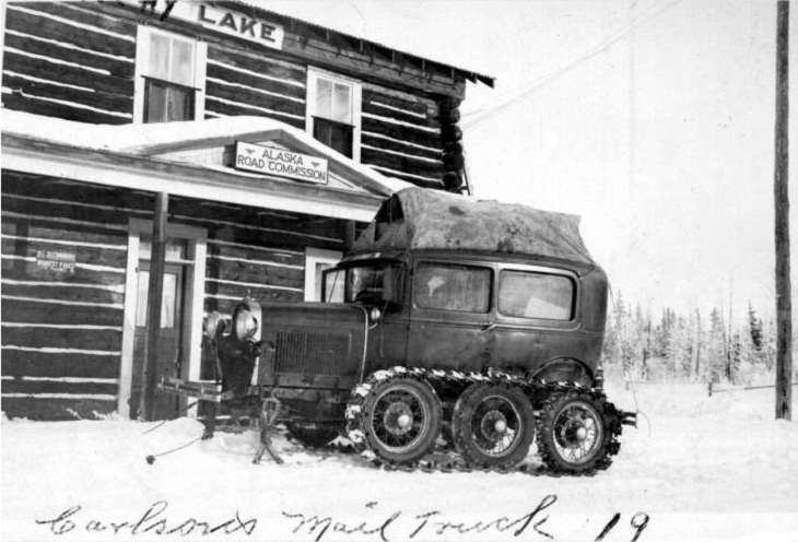 Unusual Vintage Vehicles, highway mail truck