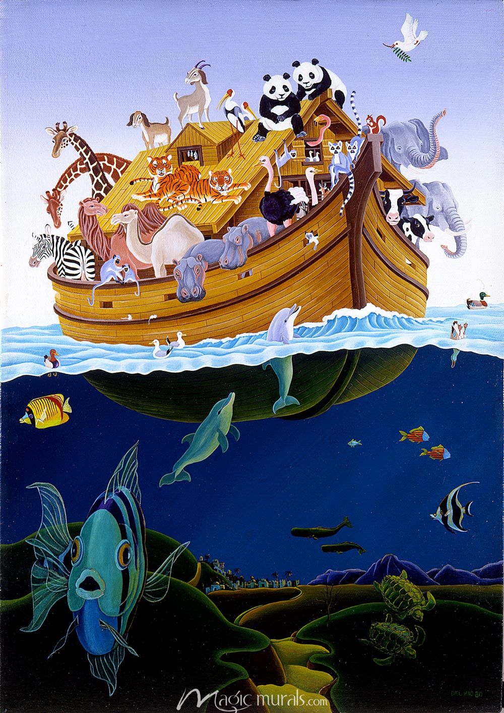 Noah's Ark Wallpaper Wall Mural by Magic Murals